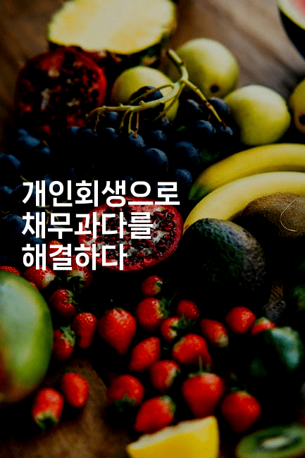 개인회생으로 채무과다를 해결하다-퀀트즈