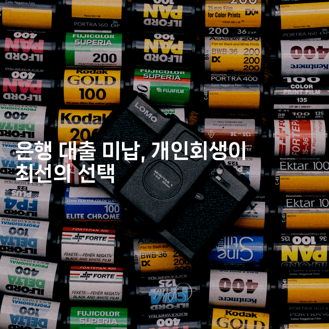 은행 대출 미납, 개인회생이 최선의 선택